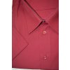 4080 Košile bordo, společenská, kr. rukáv - vel. 46 - 56