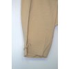 1608 Dámské 3/4 béžové kalhoty, bavlněné, 3XL boky 140 cm