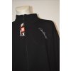 4202 letní  černá mikina, na zip,6XL