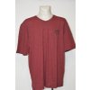 4073 Pánské triko vínové, kr. rukáv, 5 XL
