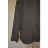 4029 Pánská fleesová bundo- mikina, černá, na zip,4XL-7XL