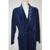 4241 Pánský sametový župan, tm. modrý,3XL,5XL