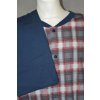 4049 Pyžamo bavlna, na knoflíky s kapsama,4XL,5XL
