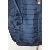 4136 Pánská moderní, tm. modrá, prošívaná bunda, 5XL,7XL
