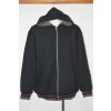 4207 Pánská černá  mikina  vel. 4XL-7XL