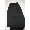 1324 Dámské černé kalhoty do gumy, boky 130-220 cm