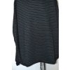 4488 Pánská mikina, černá s pruhem, hrudník 160,170,180 cm