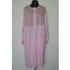 1503  Dámská noční košile, dlouhý rukáv, na knoflíčky, vel. 6XL