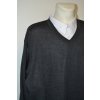 4287 Svetr do "V",společenský,  černý a šedý, v. XL,3XL