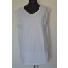 1098 Triko bílé bez rukávů, 2XL