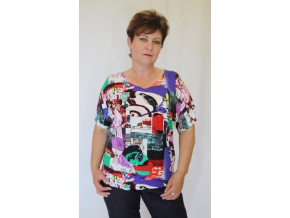 Halenka, tričko barevné