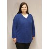 Halenka, svetřík modrý úpletový
