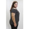Dámská halenka úpletová puntiková