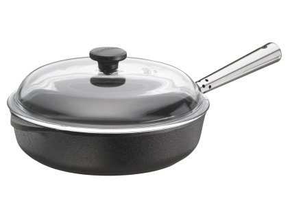 Litinová pánev 25cm s poklicí Skeppshult 0120