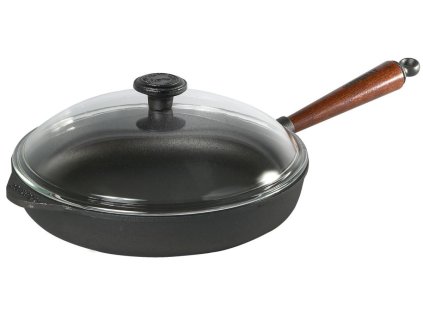Litinová pánev 28cm s poklicí Skeppshult 0130T