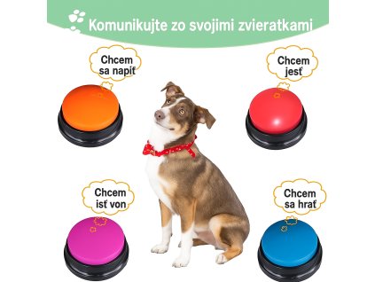 Hovoriace tlačidlá pre psov