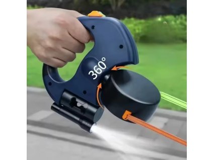 Dvojité automatické vodítko pre psov