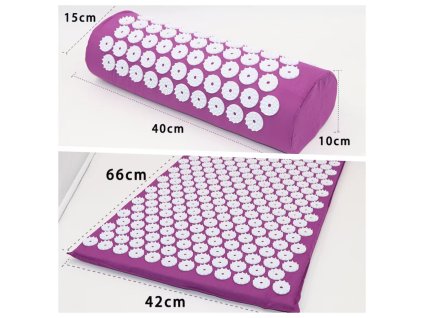 Akupresúrna podložka + vankúš (set)