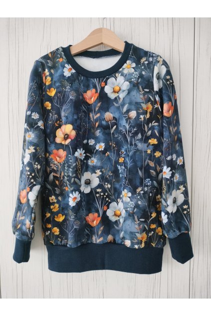 MIKINA TMAVĚMODRÁ LOUKA KLASIK