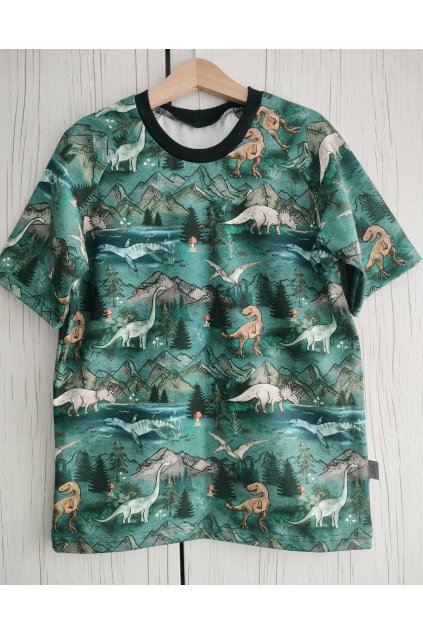 TRIČKO DINOSAUŘI VEL. 134/140
