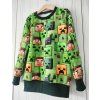 MIKINA MINECRAFT KLASIK VEL. 122/128