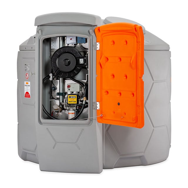 Výkonná stacionární nádrž na naftu – CUBE 7 500 l Outdoor Fastfill Premium