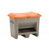 Zásobník na štěrk Plus 3, 200 l, šedý/oranžový 200 l