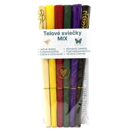 Telové sviečky mix