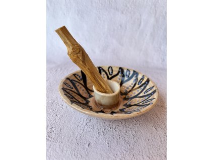 Palo Santo keramický stojan HNEDÝ