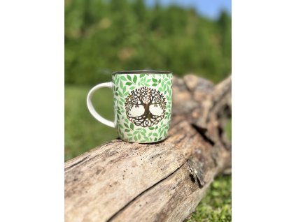 Porcelánový hrnček so sitkom STROM ŽIVOTA