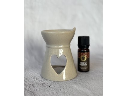 Keramická aromalampa SRDCE – vôňa a teplo domova