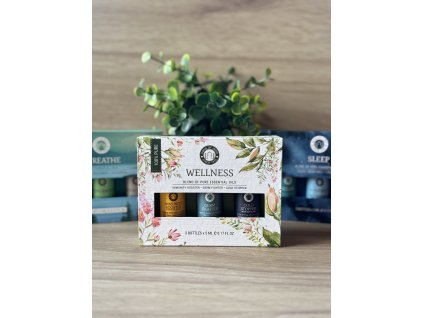 Kolekcia WELLNESS - 3 zmesi esenciálnych olejov pre imunitu a zdravie