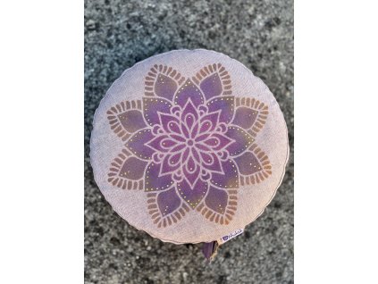 Meditačný vankúš RUŽOVÁ MANDALA