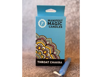 Manifest magické sviečky - ČAKRA HRDLA