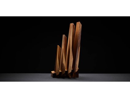 Sada ořechových krasavců - 4ks a stojan