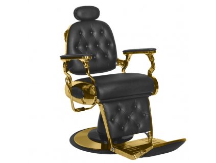 Barber, fodrászszék GABBIANO FRANCESCO Gold, fekete