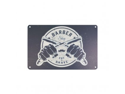 Dekorációs táblák BARBER B034 – dombornyomott alumínium szett