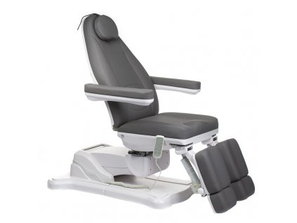 Elektromos pedikűrös kezelőágy Mazaro BR-6672C szék szürke