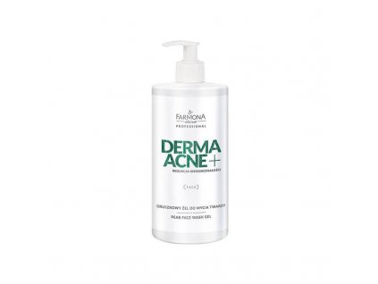 FARMONA DERMAACNE+ Körte arclemosó gél – 500 ml