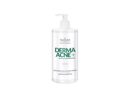 FARMONA DERMAACNE+ Körte arclemosó gél – 500 ml