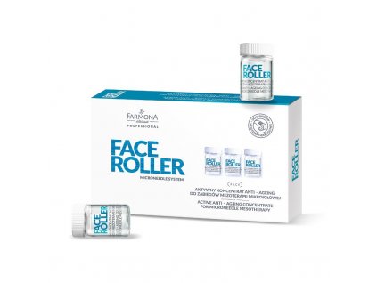 FARMONA FACE ROLLER Aktív öregedésgátló koncentrátum mikronedli mezoterápiához 5x5 ml