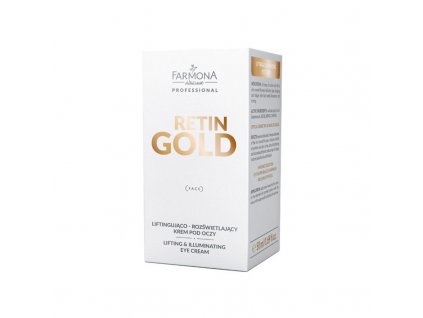 FARMONA RETIN GOLD lifting és ragyogó szemránckrém 50 ml