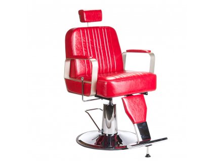 Barber, fodrászszék HOMER BH-31237, piros