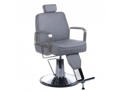Barber, fodrászszék HOMER BH-31237,  világosszürke