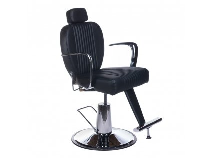 Barber, fodrászszék OLAF BH-3273, fekete