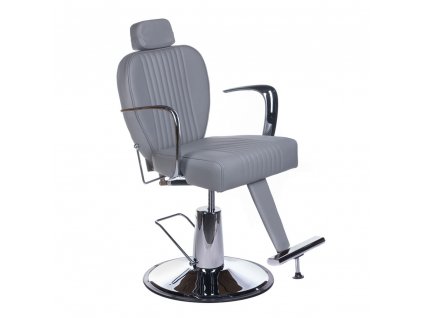 Barber, fodrászszék OLAF BH-3273, világosszürke