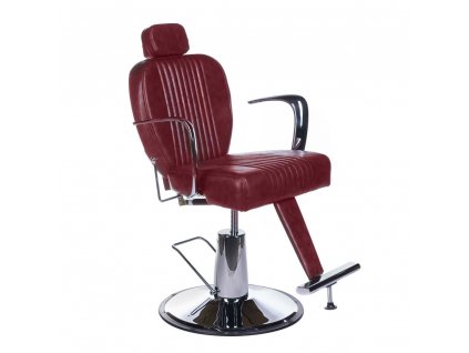 Barber, fodrászszék OLAF BH-3273, cherry