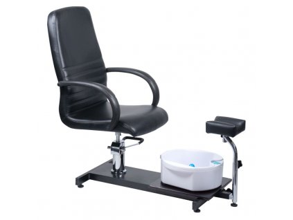 Pedikűrös szék masszázstálcával BW-100 fekete