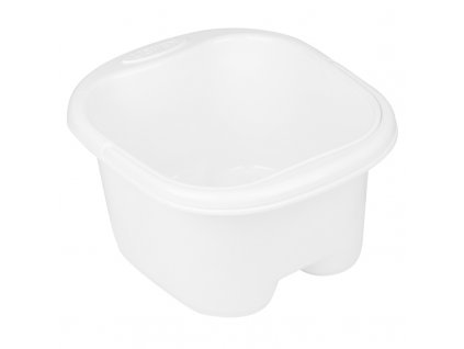 Mély pedikűrös lábáztató tál – fehér