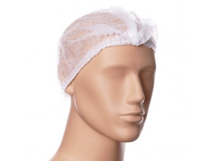 Egyszer használatos védősapkák 100 db - fehér